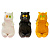 Мягкая игрушка Кот глазастик 45см Наша игрушка TT1712-45